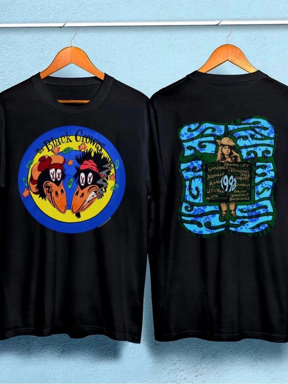 1993 Black Crowes As High As The Moon Tour T-Shirt  276